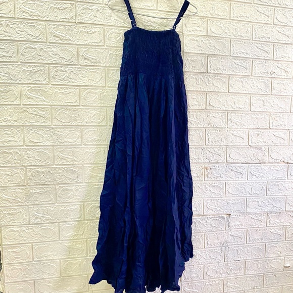 👗Brand New Navy Blue Fit & Flared long dress for Women👗 - Picture 6 of 13